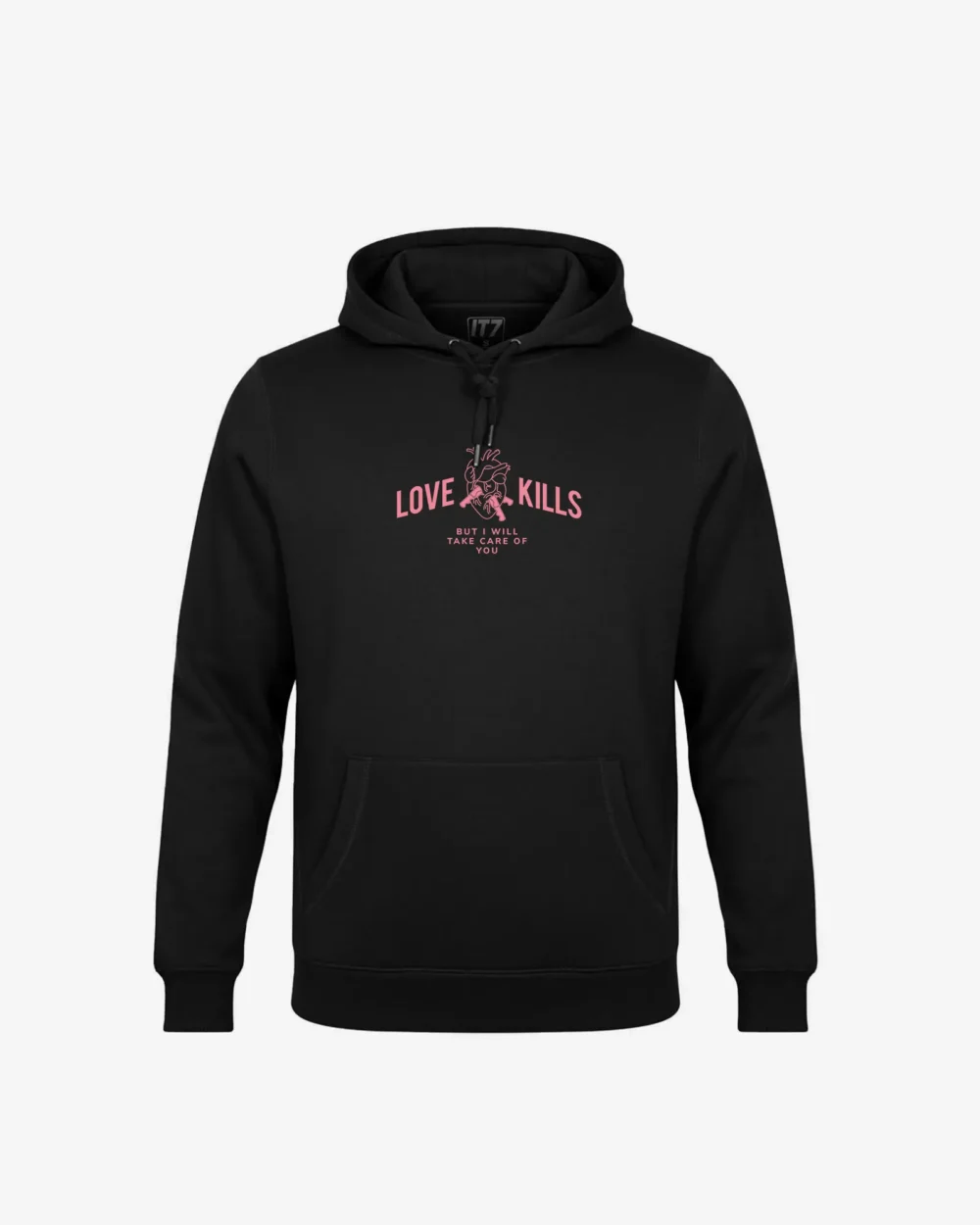 Bluza męska z kapturem "Love kills"