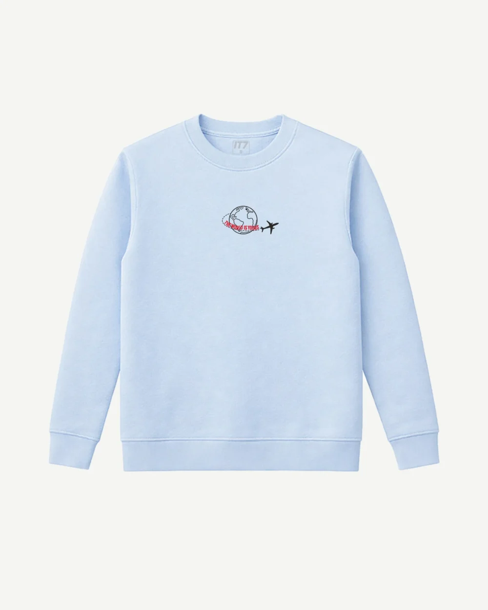 Bluza męska bez kaptura „The world is yours”