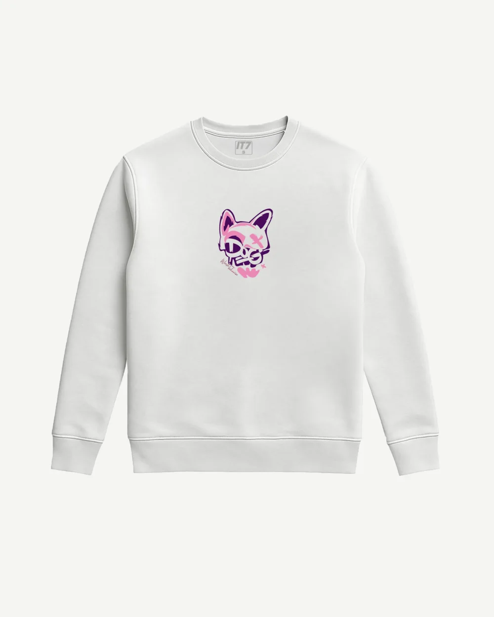 Bluza męska bez kaptura „Dog worst behavior”