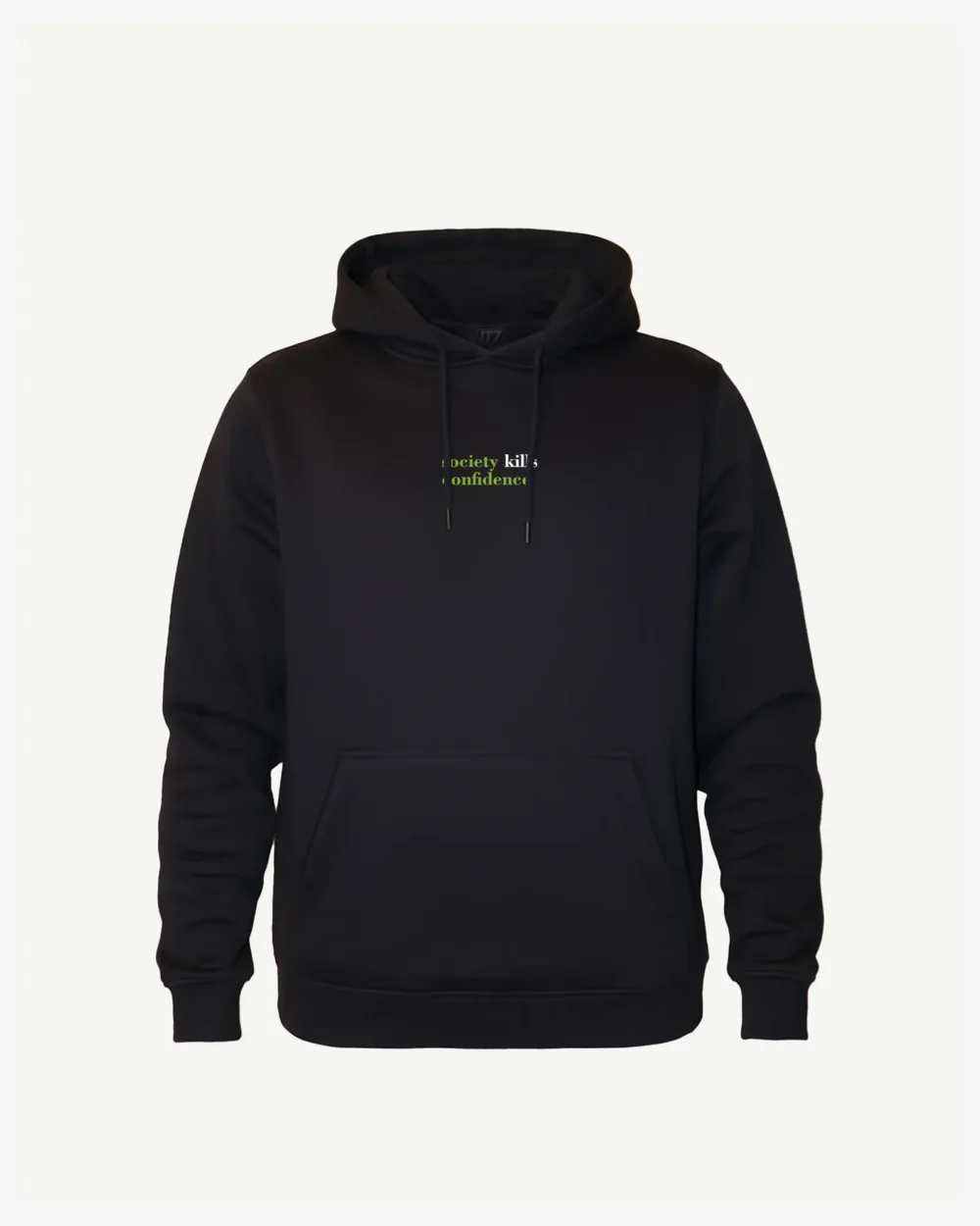 Bluza męska z kapturem „Society kills confidence”