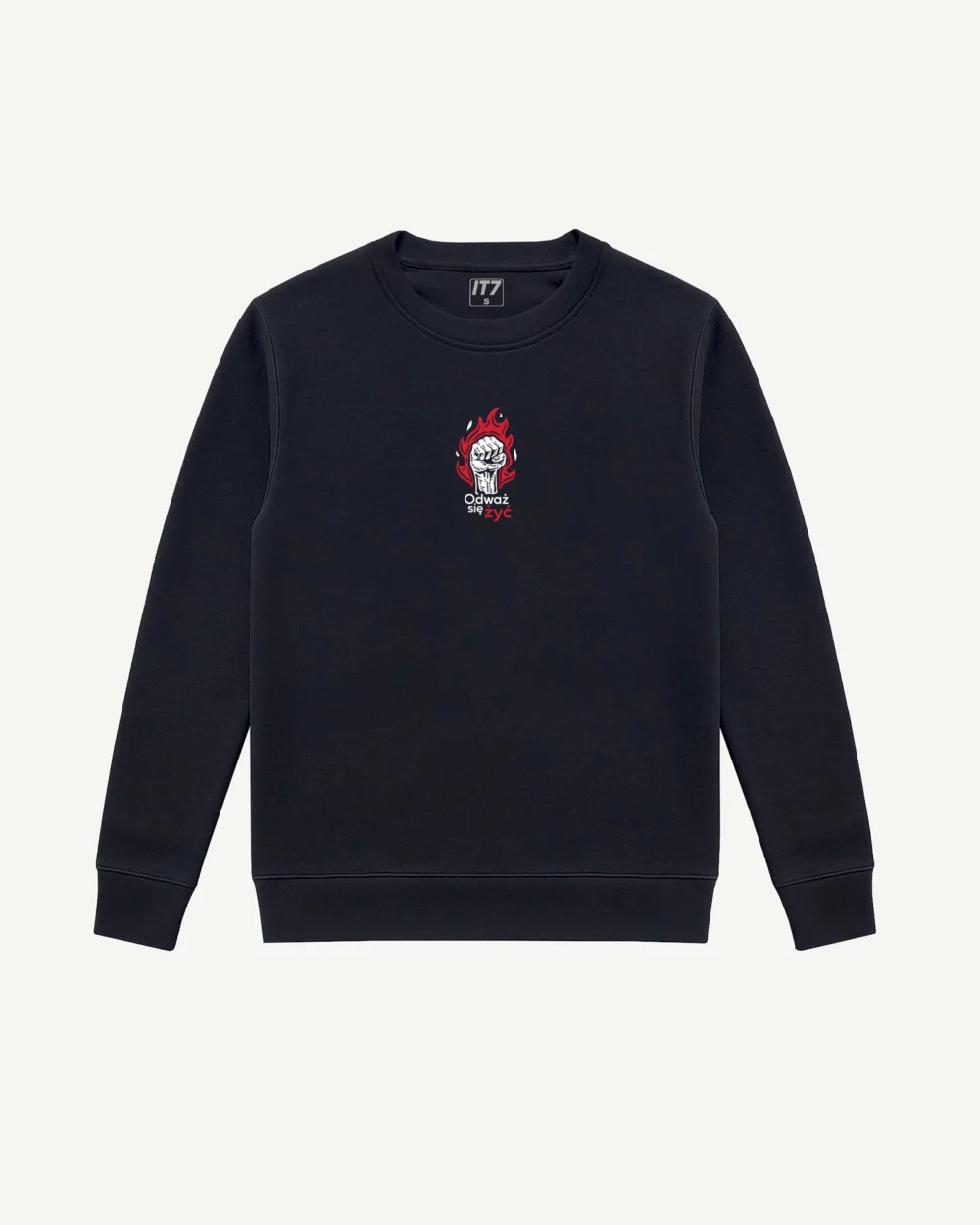 Bluza męska bez kaptura „Odważ się żyć”