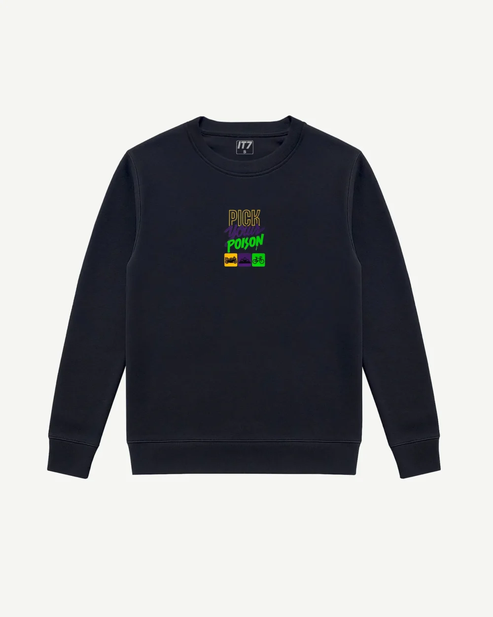 Bluza męska bez kaptura „Pick your poison”