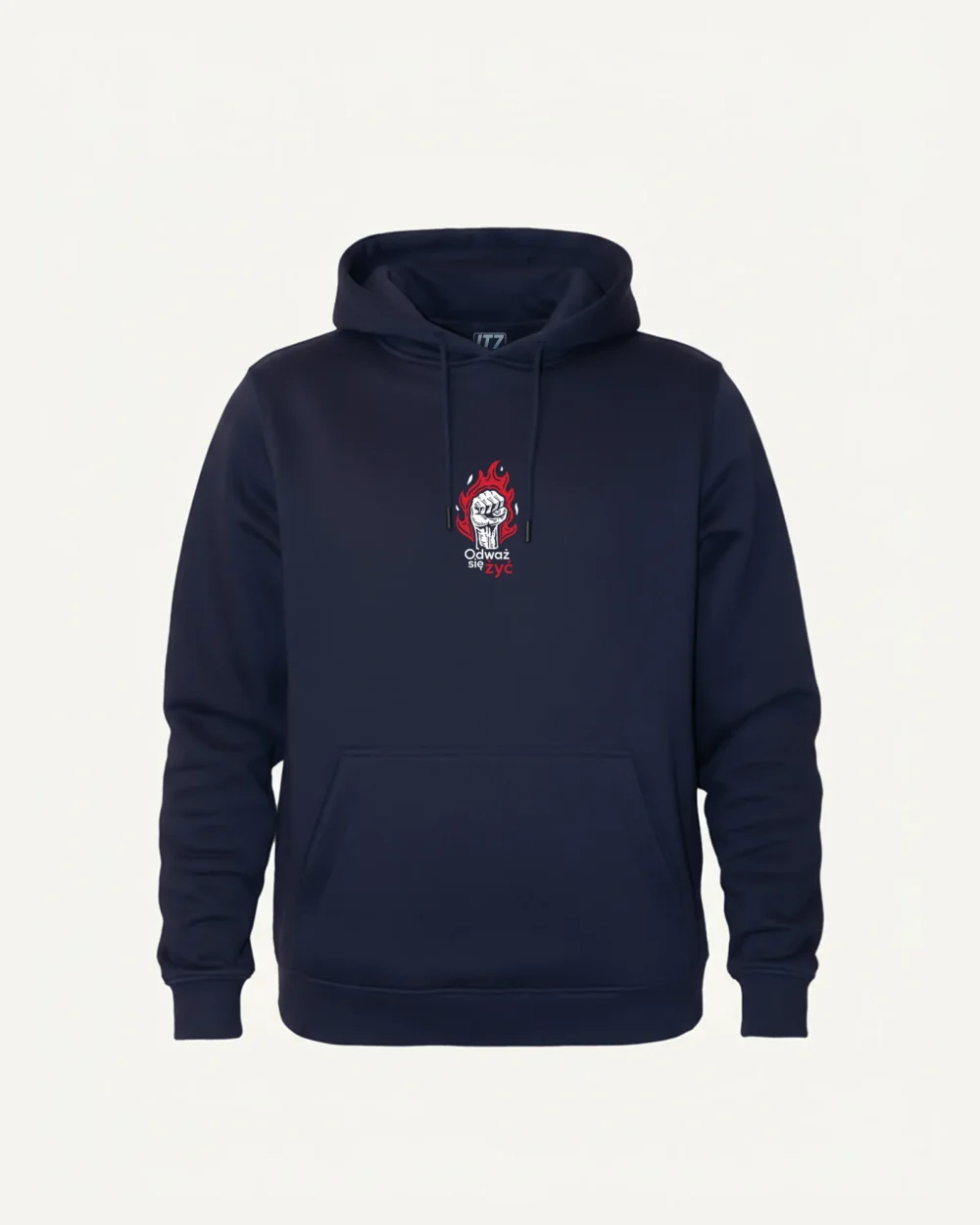 Bluza męska z kapturem „Odważ się żyć”